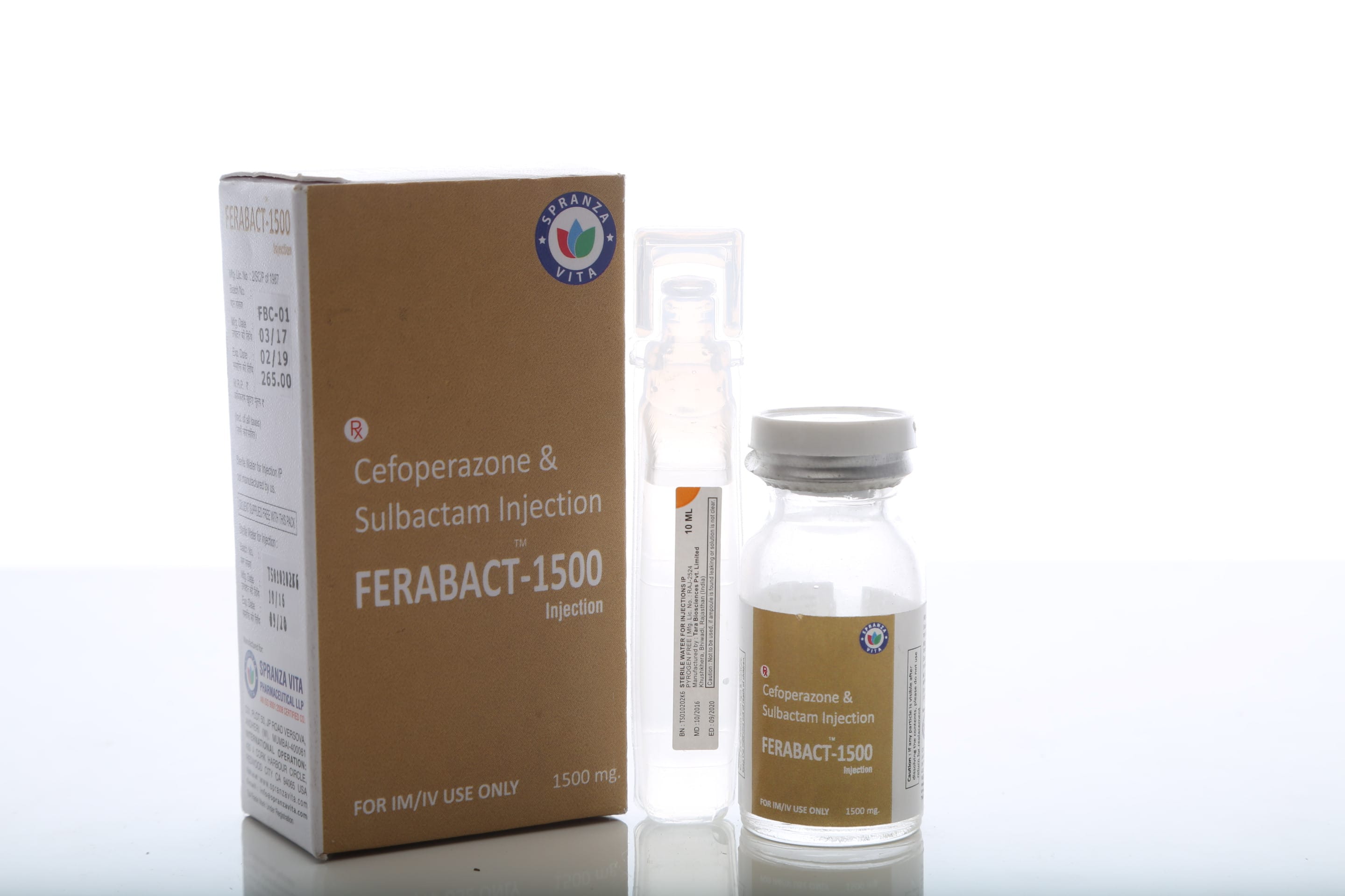 FERABACT SB 1500 MG INJ 
